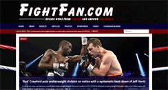 Desktop Screenshot of fightfan.com
